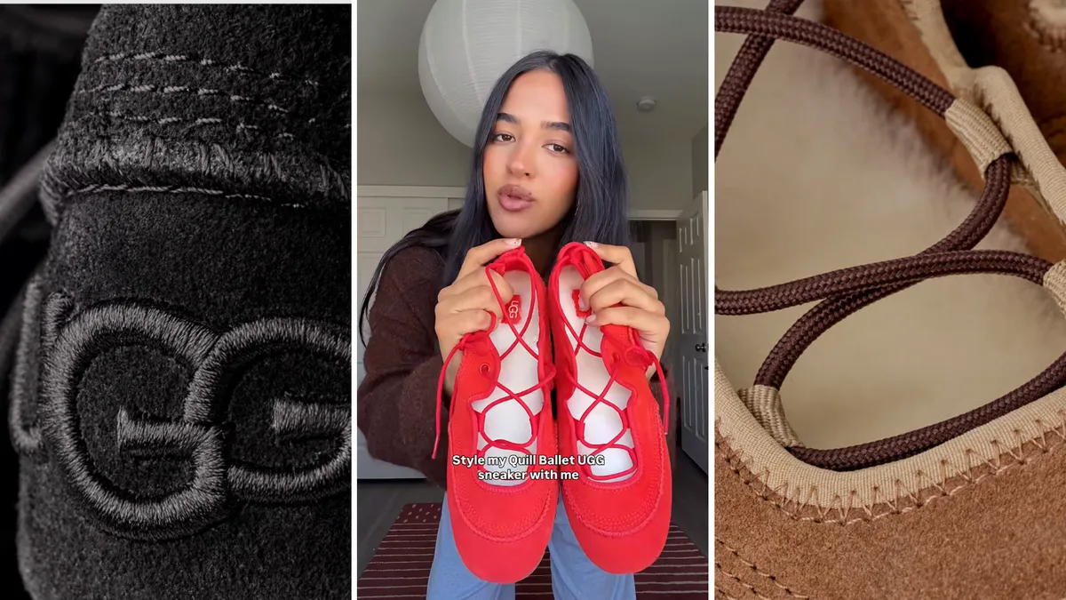 UGG puts a modern twist on the viral ballet flat trend, taking street-style sneakers to a whole new level