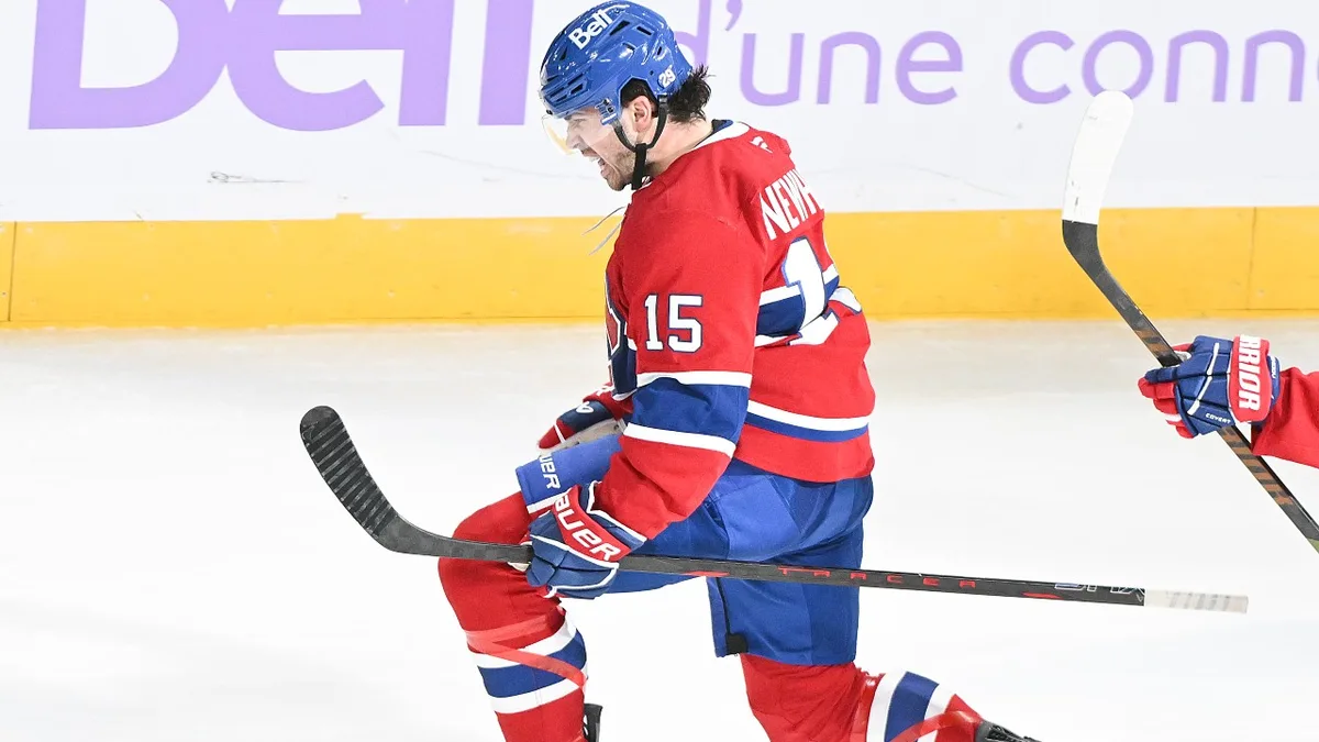 Newhook line helps Canadiens restore balance despite loss