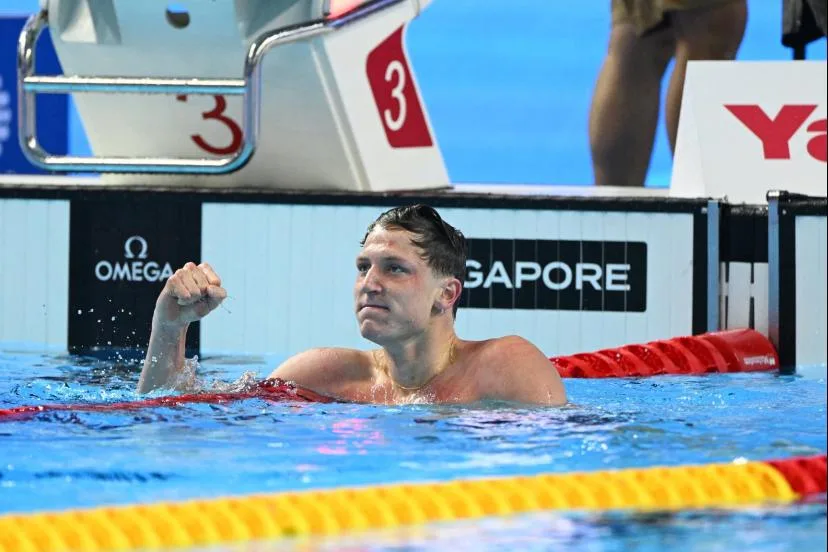 Le Sud-Africain Pieter Coetze fait tomber le record du monde du 50 m dos en petit bassin