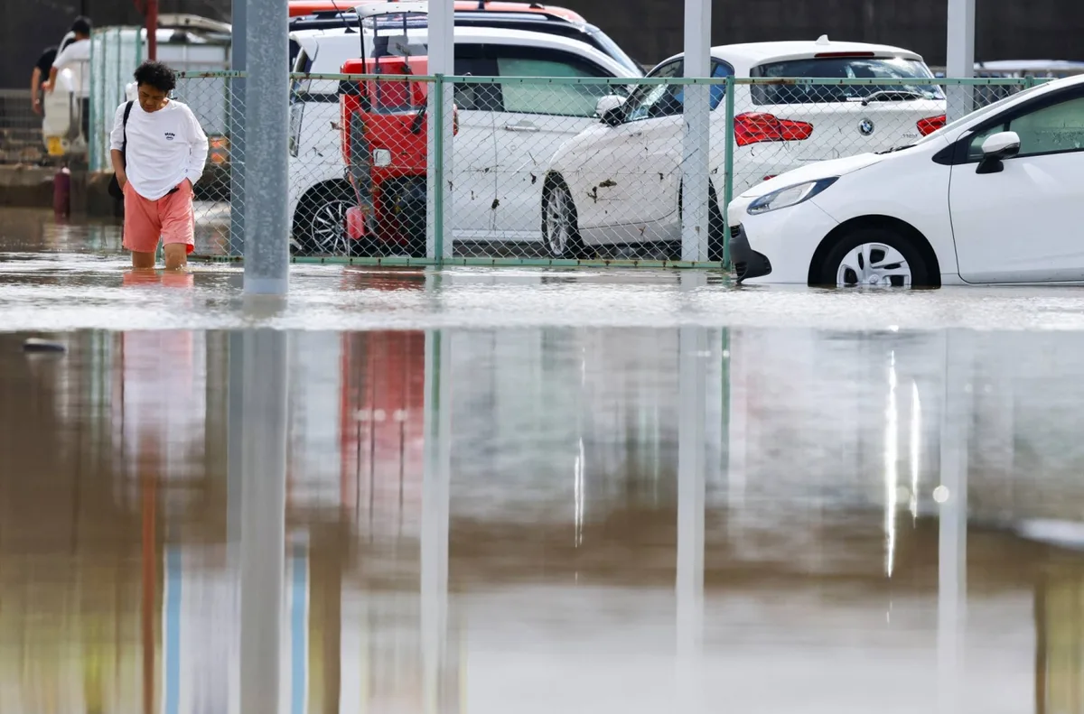 Record rain in Chiba caused by unusually slow storm system, experts say