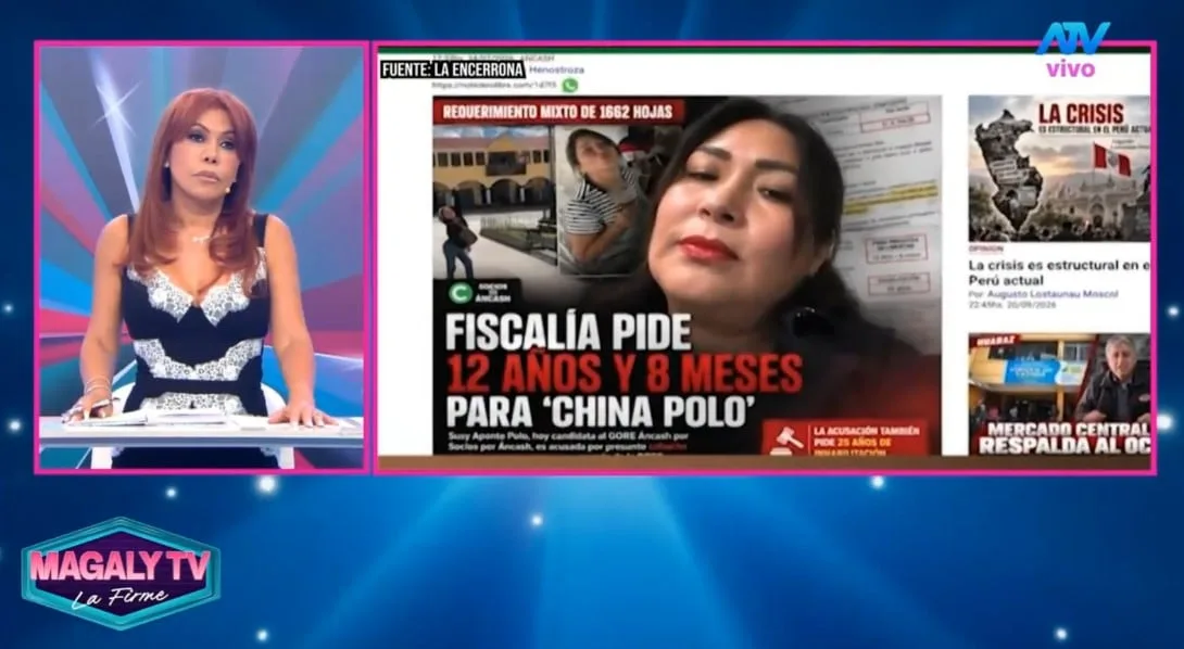 Magaly Medina expone investigaciones contra ‘La China Polo’ pese a que ella las había negado: organización criminal y pedido de 12 años y 8 meses