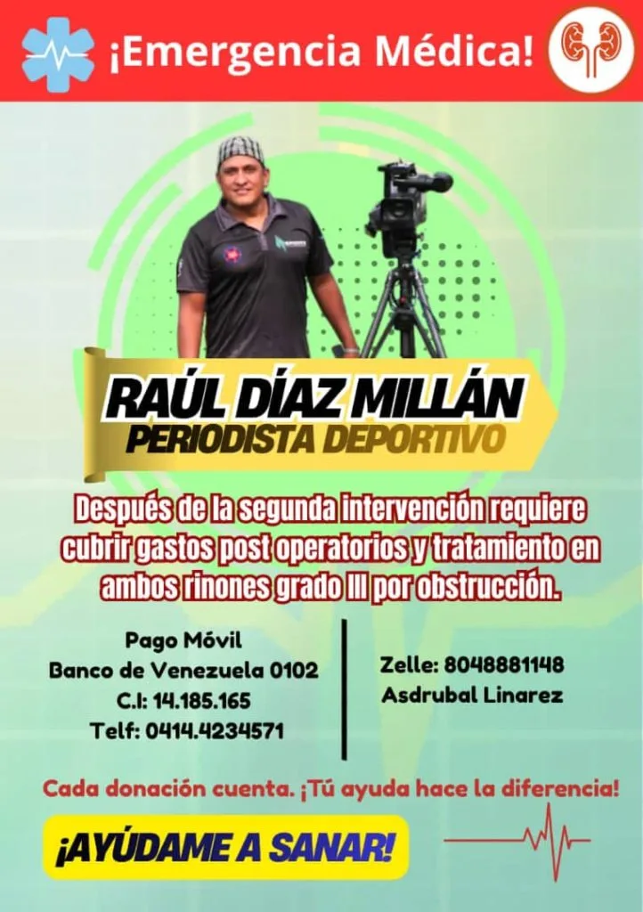 Solicitan apoyo para cubrir gastos médicos del periodista Raúl Díaz Millán