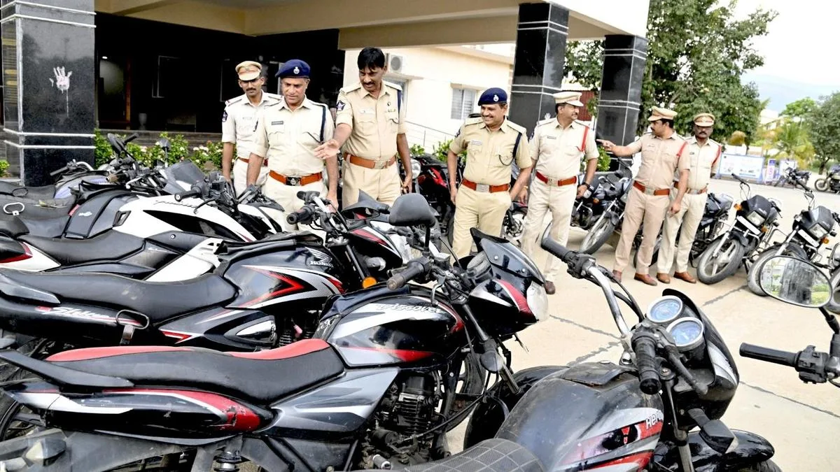 Tirupati police arrest three, recover 24 stolen motorcycles