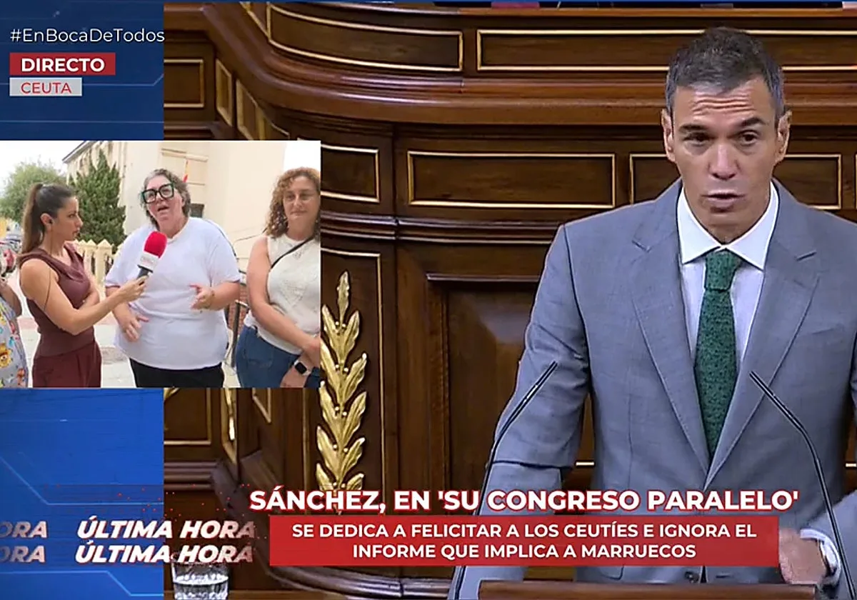Una ceutí, a Sánchez tras acudir al Congreso: «Decías que no hay que pedir perdón, que hay que dimitir, pues mastica y traga... y a volar»
