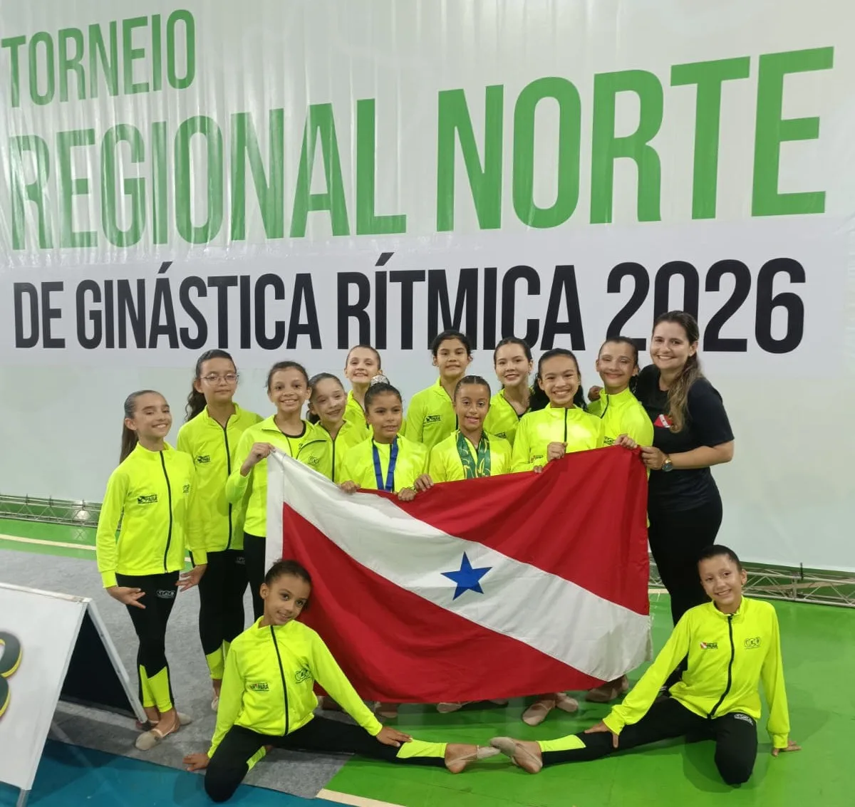 Ginástica rítmica: equipe paraense conquista vaga em torneio nacional com homenagem ao Círio