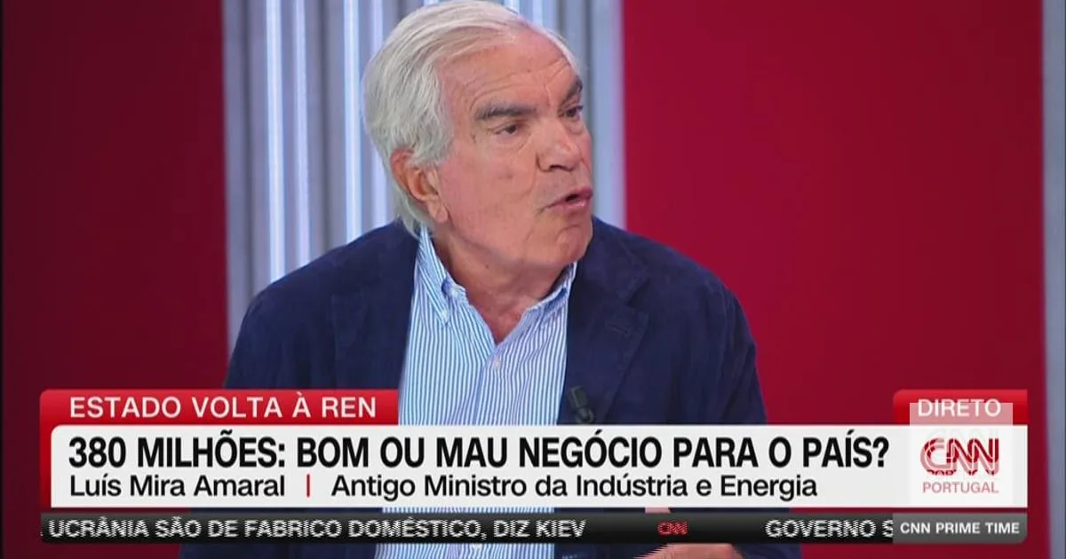 "Não aceito" que o primeiro-ministro diga que a compra de ações da REN "vá baixar o preço da energia", diz antigo ministro da Energia