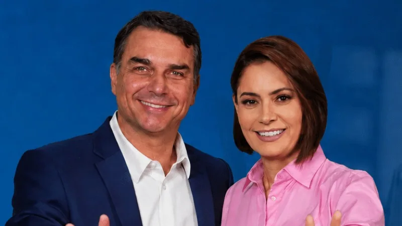 Michelle deixa crise com Flávio para trás após pedido de Bolsonaro