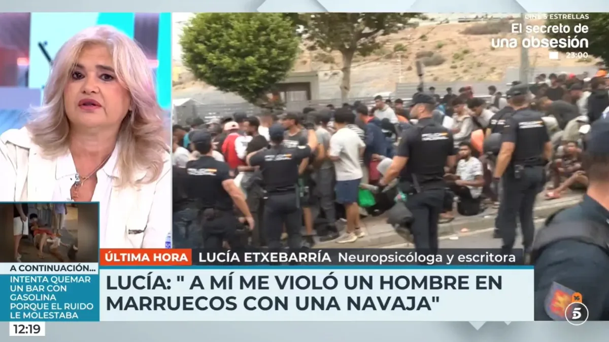 Lucía Etxebarria asegura que fue violada en Marruecos: "Allí, si te violan, más te vale que te hayan dejado medio muerta"