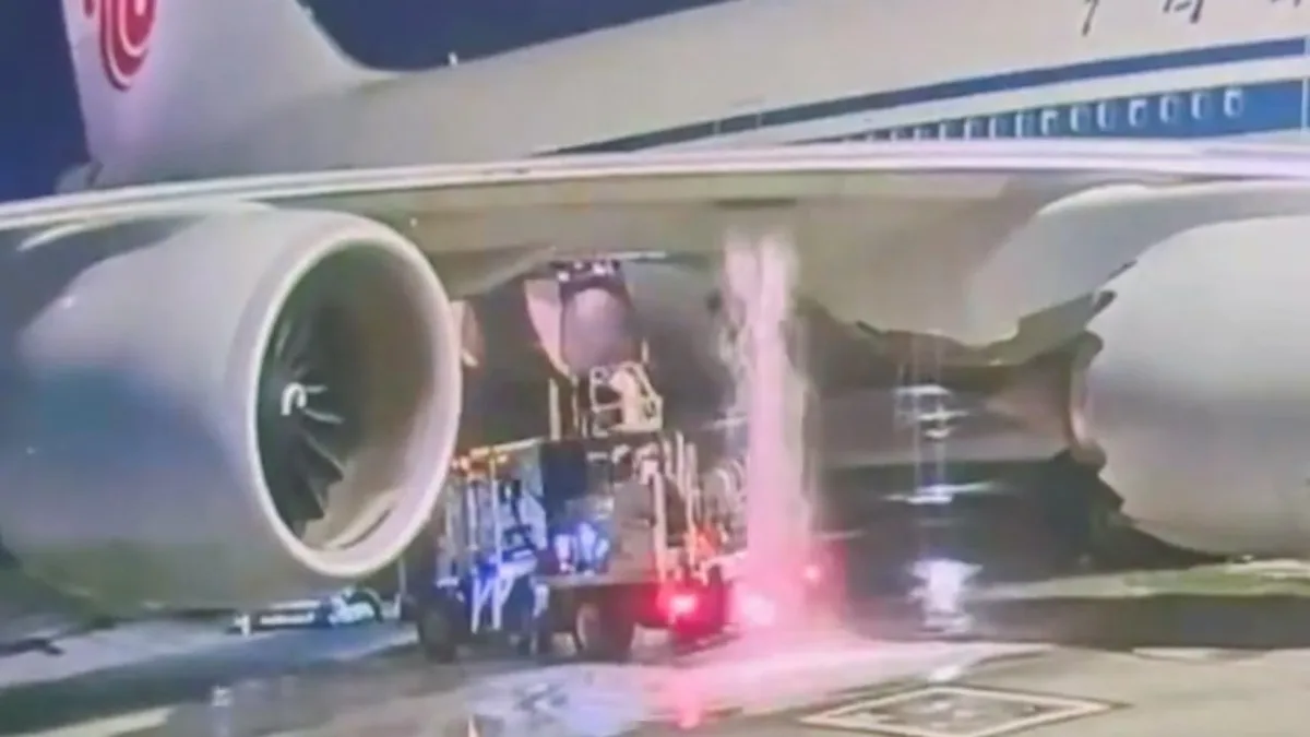 Air China Boeing 747 grounded in New York following gate refuelling incident