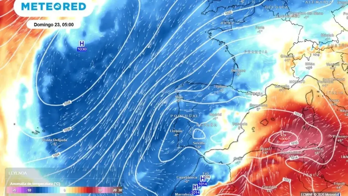 Cambio brusco del tiempo en España: las temperaturas caerán hasta 10ºC en pleno agosto y una nueva DANA llegará el domingo