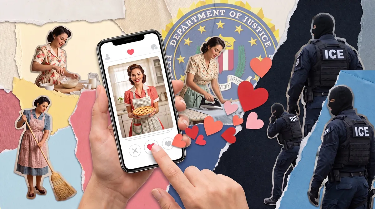 La trampa “tradwife” contra el ICE en apps de citas: el FBI alerta sobre el plan para seducir y exponer a los agentes en Estados Unidos
