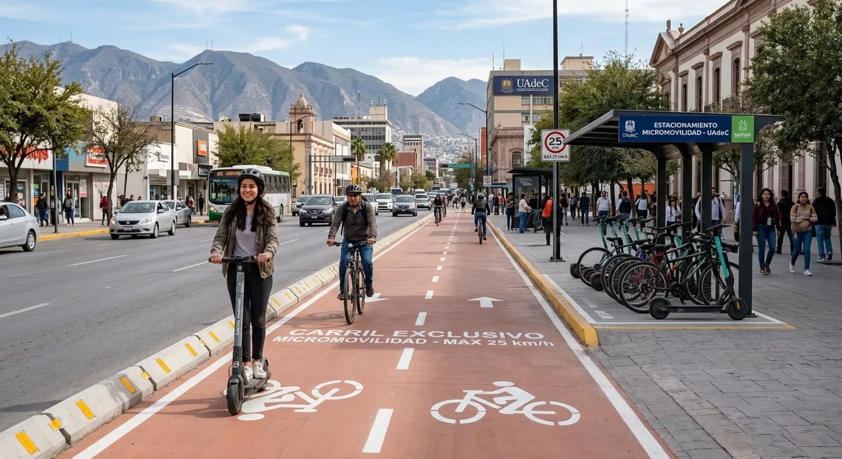 Saltillo: micromovilidad eléctrica, posible con estudios, reglas e infraestructura
