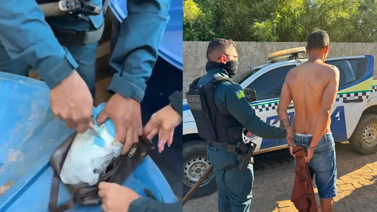 Tráfico de drogas na Serra da Capivara: homem é preso e outro é conduzido durante operação na região