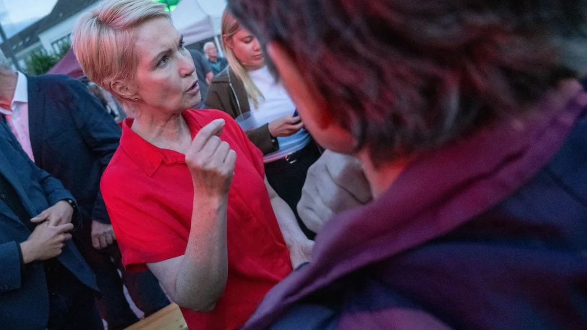 Landtagswahl in MV: Warum Schwesig trotz SPD-Tief Chancen auf Wiederwahl hat