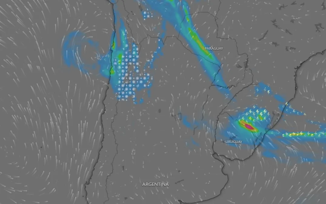Hay alerta amarilla por lluvias, vientos fuertes y nevadas para este miércoles 19 de agosto: las provincias
