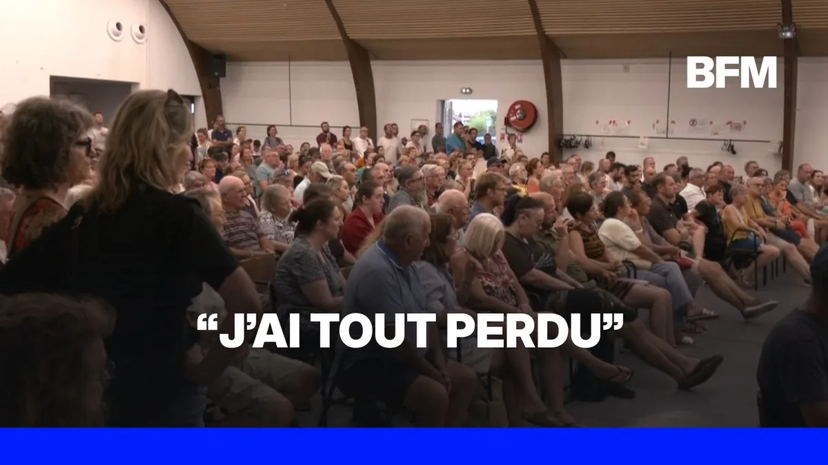 Incendies en Gironde: la vive colère des habitants du Porge face à la préfète