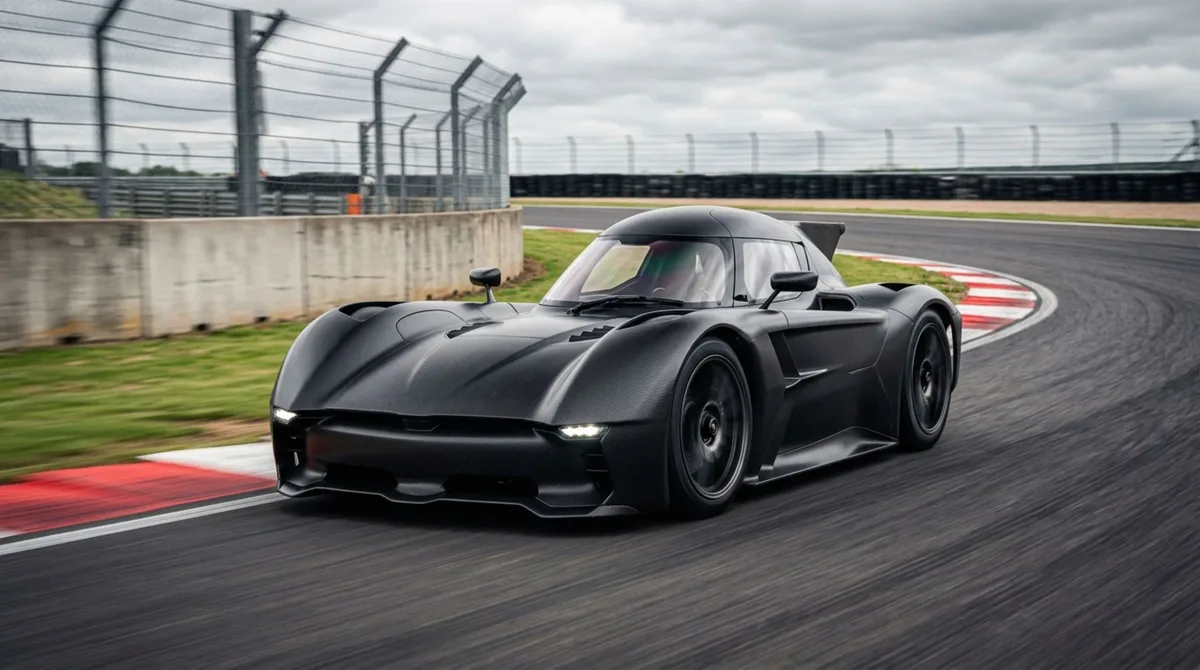 O supercarro elétrico de quase £1 milhão equipado com ventiladores que “grudam” o chassi no asfalto