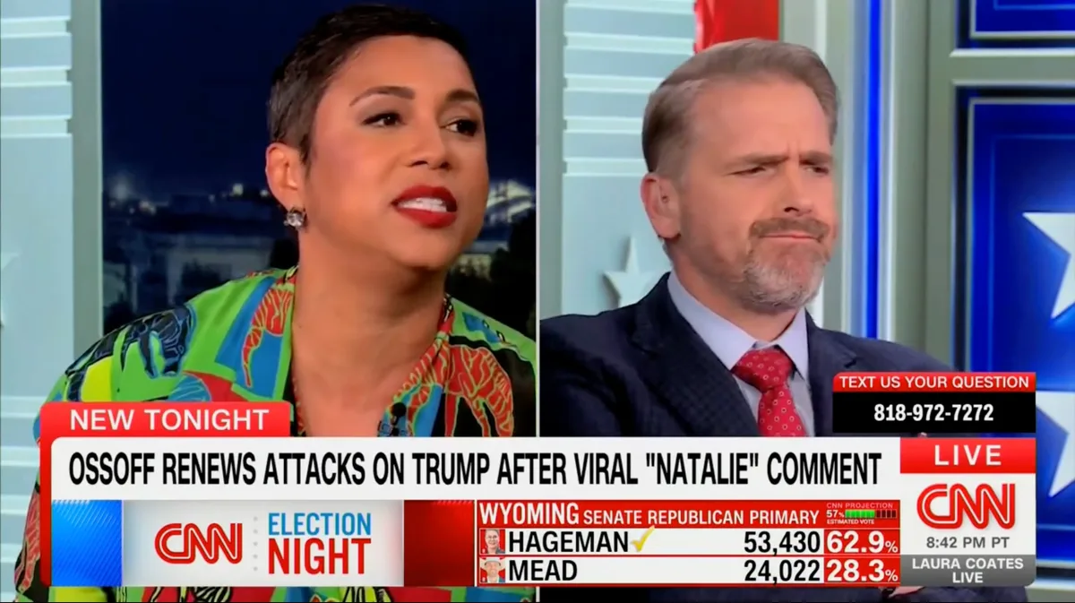 Scott Jennings Defends Natalie Harp From Ossoff Criticism on CNN