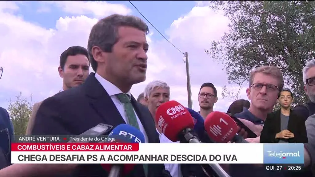 Ventura desafia PS a viabilizar descidas de IVA