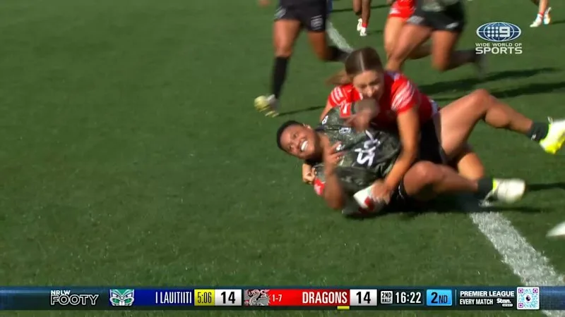 Hufanga crashes over for Warriors