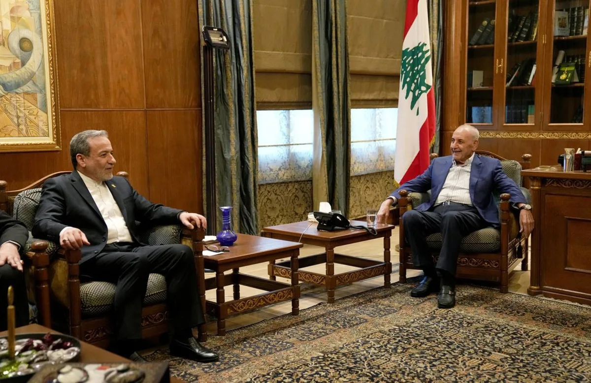 Irán transmite a Líbano su "pleno apoyo" ante "la ocupación y las agresiones" israelíes y llama a cooperar