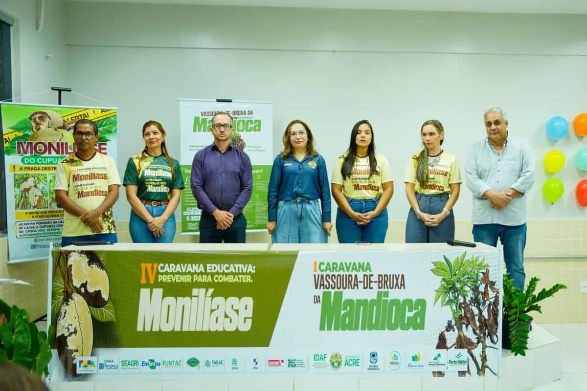 Idaf fortalece defesa sanitária vegetal no Acre com caravanas educativas