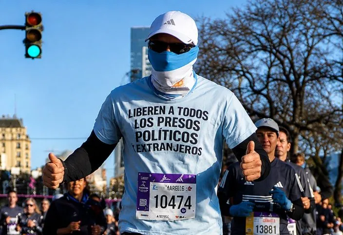 Desde Buenos Aires, Nahuel Gallo volvió a exigir la libertad de los presos políticos en Venezuela