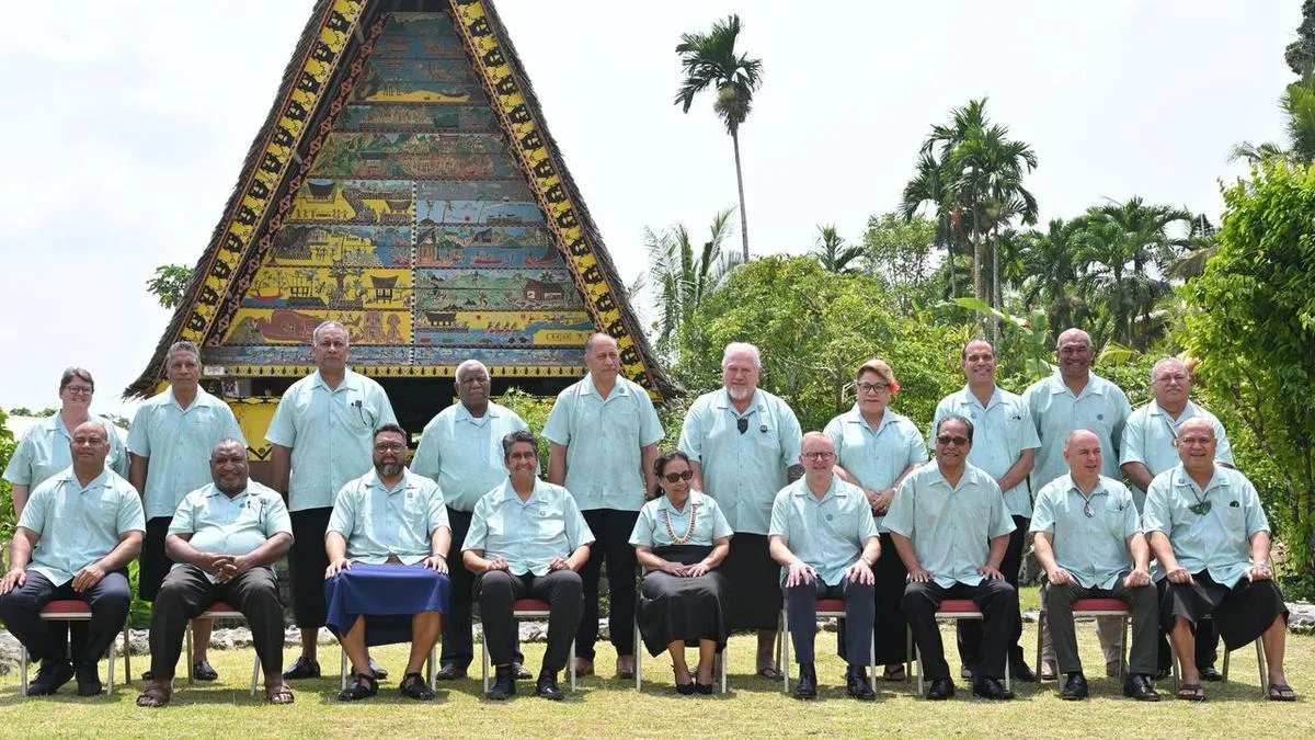 Pacific leaders thrash out stance behind closed doors