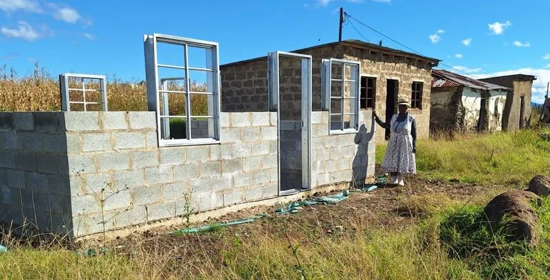 GROUNDUP: Sassa pensioner beats stalled government housing project to build her own home