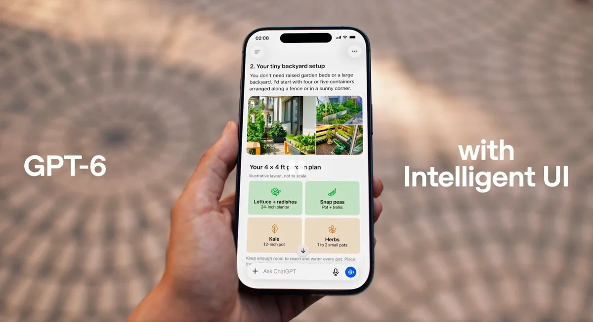 GPT‑6 y su Intelligent UI: así son las nuevas respuestas interactivas de ChatGPT