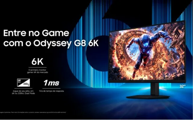 Samsung lança nova geração de monitores Odyssey no Brasil; veja preço e especificações