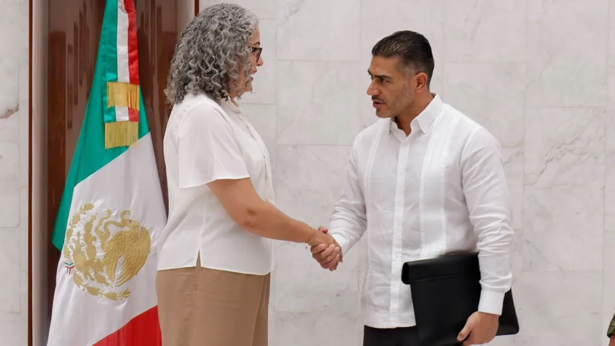 Tras la ola de violencia, Harfuch se reúne con la gobernadora de Sinaloa y el gabinete de seguridad en Mazatlán