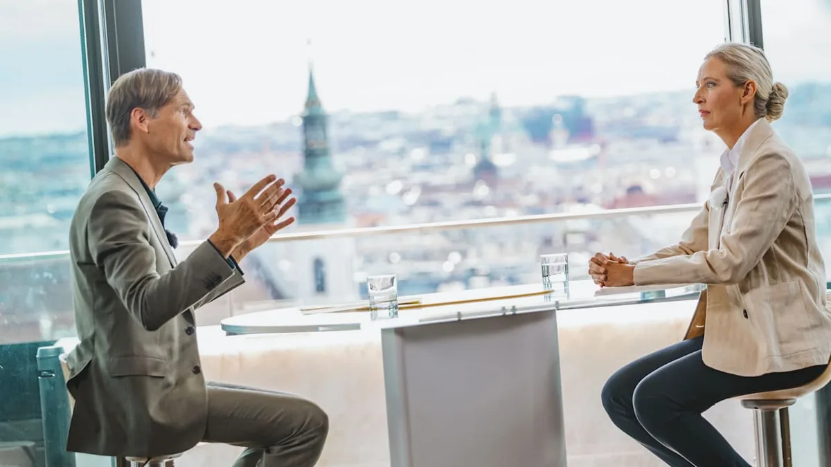 Bei Sommerinterview - Schlagabtausch zwischen AfD-Chefin und ZDF-Moderator
