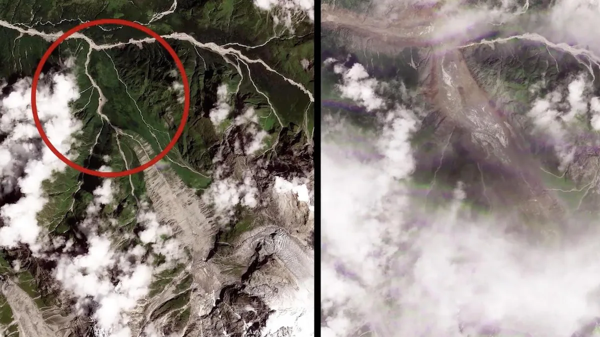 „Lange massive Auswirkungen“: Satellitenbilder zeigen Ausmaß der Sturzflut-Katastrophe in Nepal