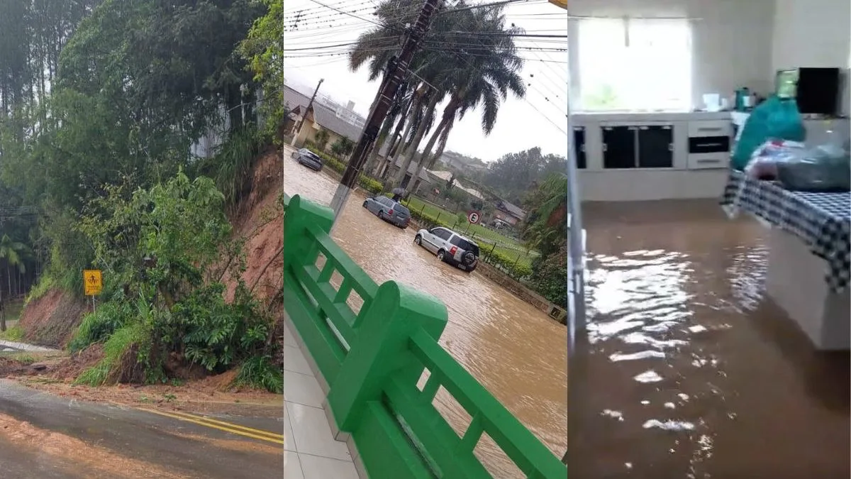 Após fortes chuvas, cidade de SC decreta situação de emergência