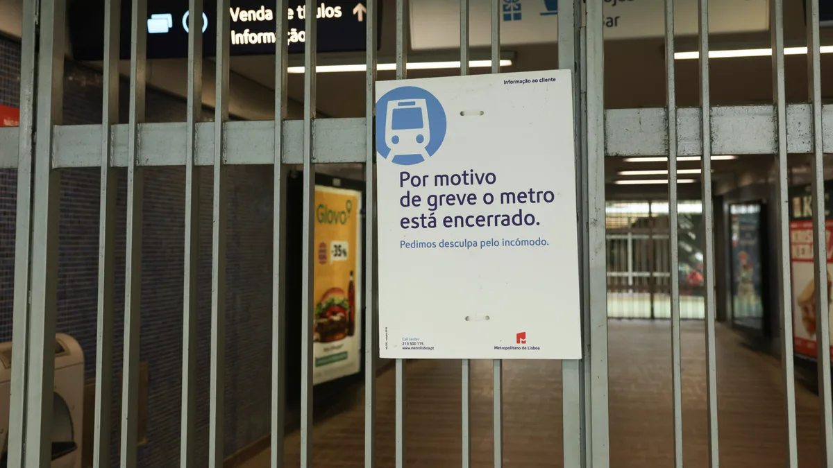 Metro de Lisboa encerrado esta quarta-feira devido a greve