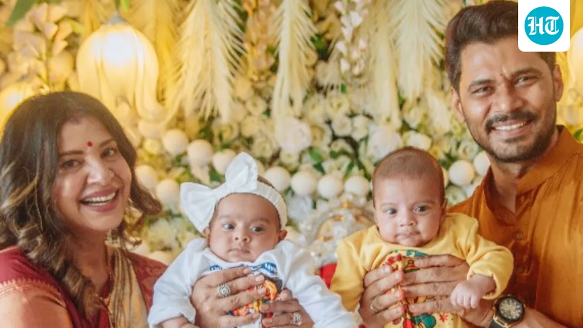 Sambhavna Seth and Avinash Dwivedi reveal their ‘little angels’ Dhwajah and Yugaarth's faces on Ganesh Chaturthi