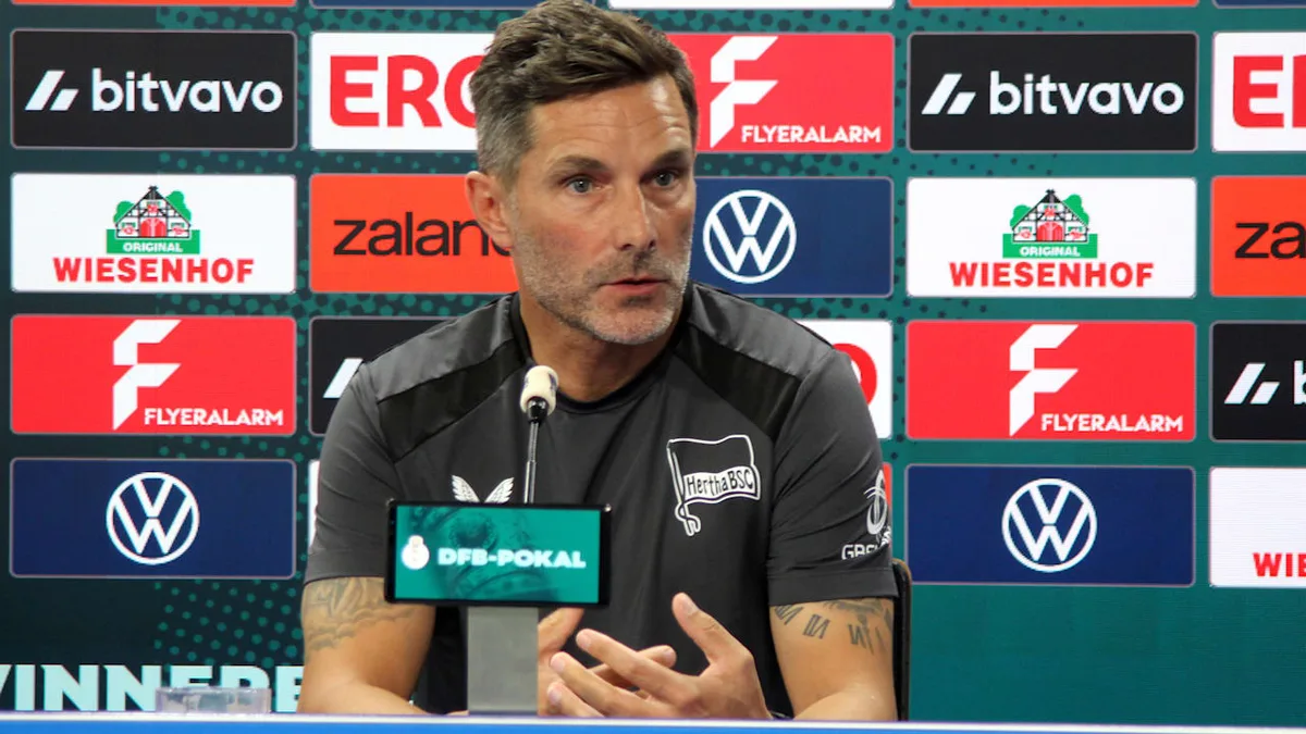 „Gefühlter Zweitligist“ - Hertha-Trainer Leitl redet Saarbrücken groß