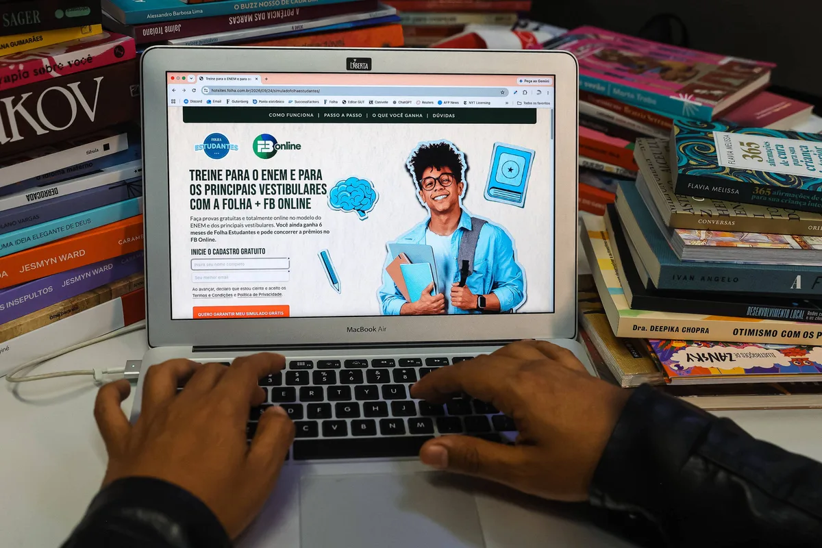 Folha e Farias Brito inicia simulado gratuito para o segundo dia do Enem; prova começa na segunda