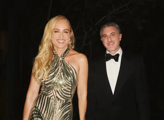 Angélica muda visual e ganha elogio de Luciano Huck