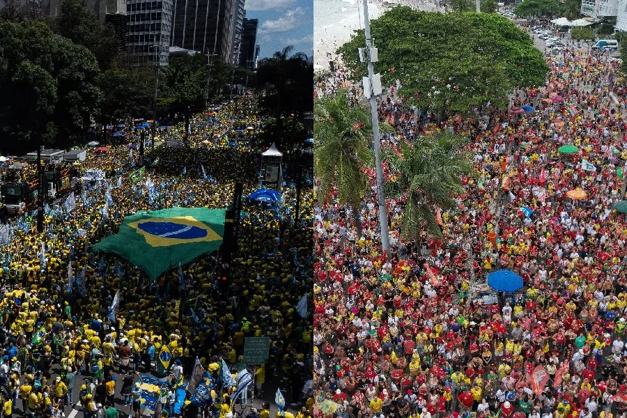 Ato pró-Flávio em SP x ato pró-Lula no Rio: qual teve o maior público