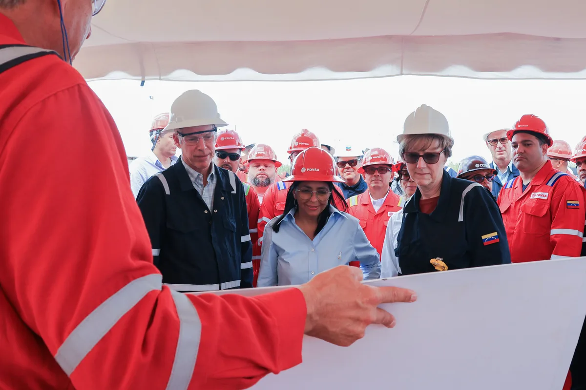 Delcy Rodríguez anunció negociaciones para 44 acuerdos petroleros adicionales