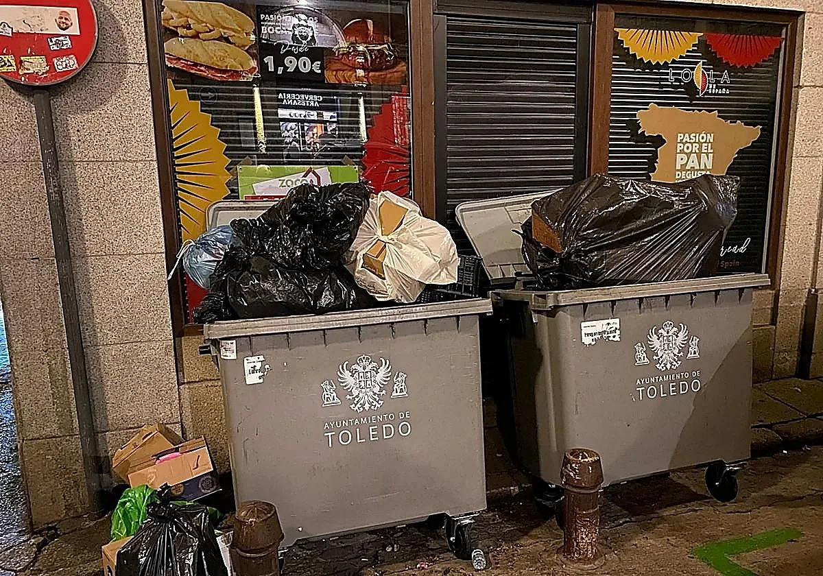 Las multas por sacar la basura fuera de horario en Toledo podrán alcanzar los 601 euros