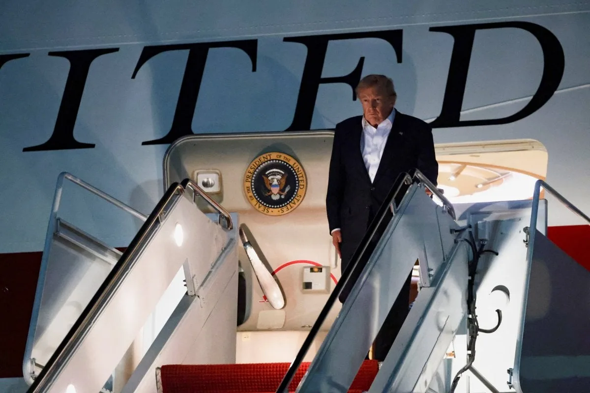 Trump diz que seu avião enfrentou um “risco maior” em mudança secreta de voo