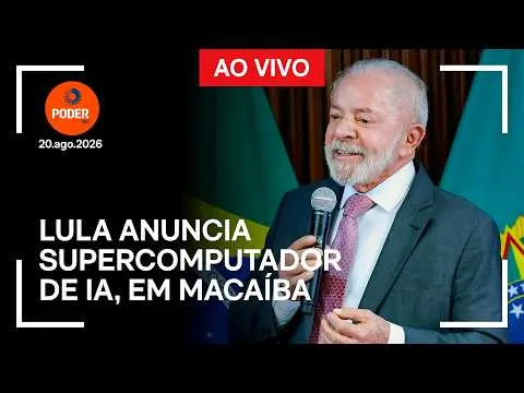 Ao vivo: Lula anuncia supercomputador de IA, em Macaíba
