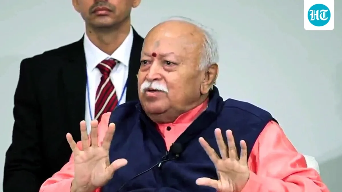 ‘Hindu who wants no Muslims in Bharat is not a Hindu’: RSS chief Mohan Bhagwat
