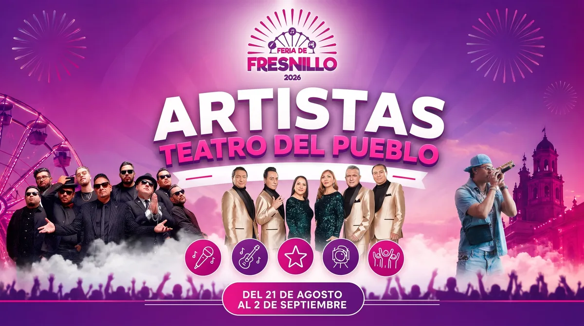 El Bogueto, los Ángeles Azules e Inspector darán conciertos en la Feria de Fresnillo: programa completo y horarios