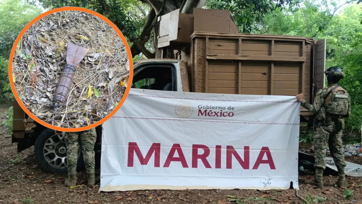 Marina destruye explosivos y neutraliza vehículo blindado en dos operativos distintos en Sinaloa