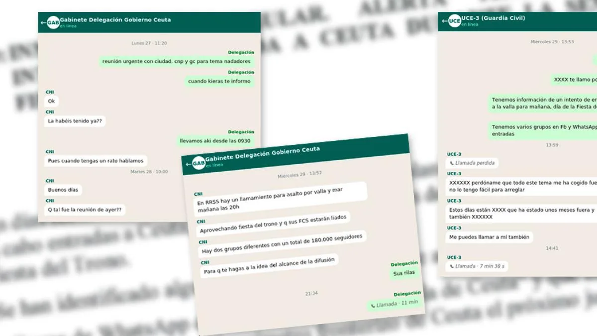 Cronología de los informes desclasificados sobre la entrada masiva a Ceuta