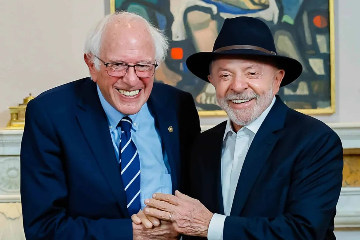 Bernie Sanders e Lula conversaram sobre risco de interferência dos EUA nas eleições brasileiras